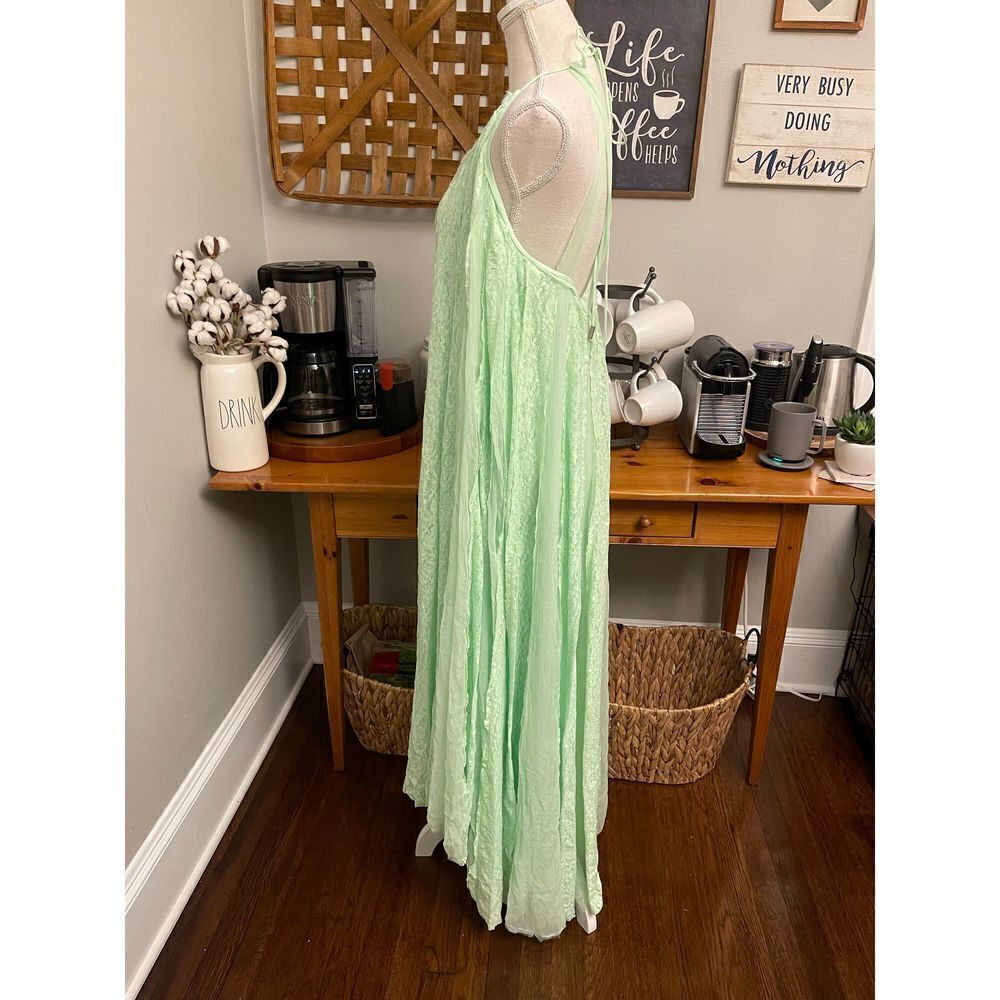 Free People Sweet Sea Maxi Dress size L - Picture 6 of 12